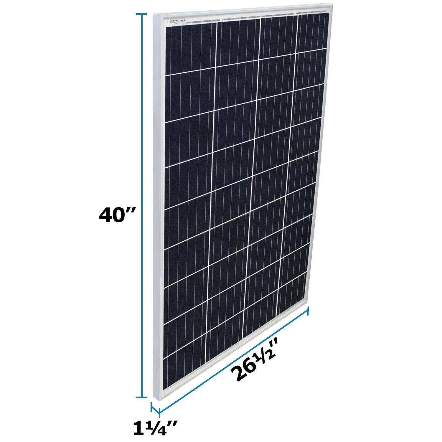 "100 Watts 100W Solar Panel 12V - 18V Poly off Grid Battery Charger for RV"