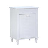 Cary VIII 16 in. W X 12 in. D x 23 in. H Laundry Storage Cabinet in White - Super Arbor