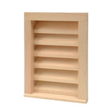12 in. x 18 in. Paintable Wood Rectangular Siding Vent - Super Arbor