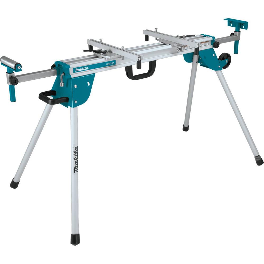 18-Volt Lithium-Ion Brushless Cordless 10 in. Dual-Bevel Sliding Compound Miter Saw and Compact Folding Miter Saw Stand - Super Arbor