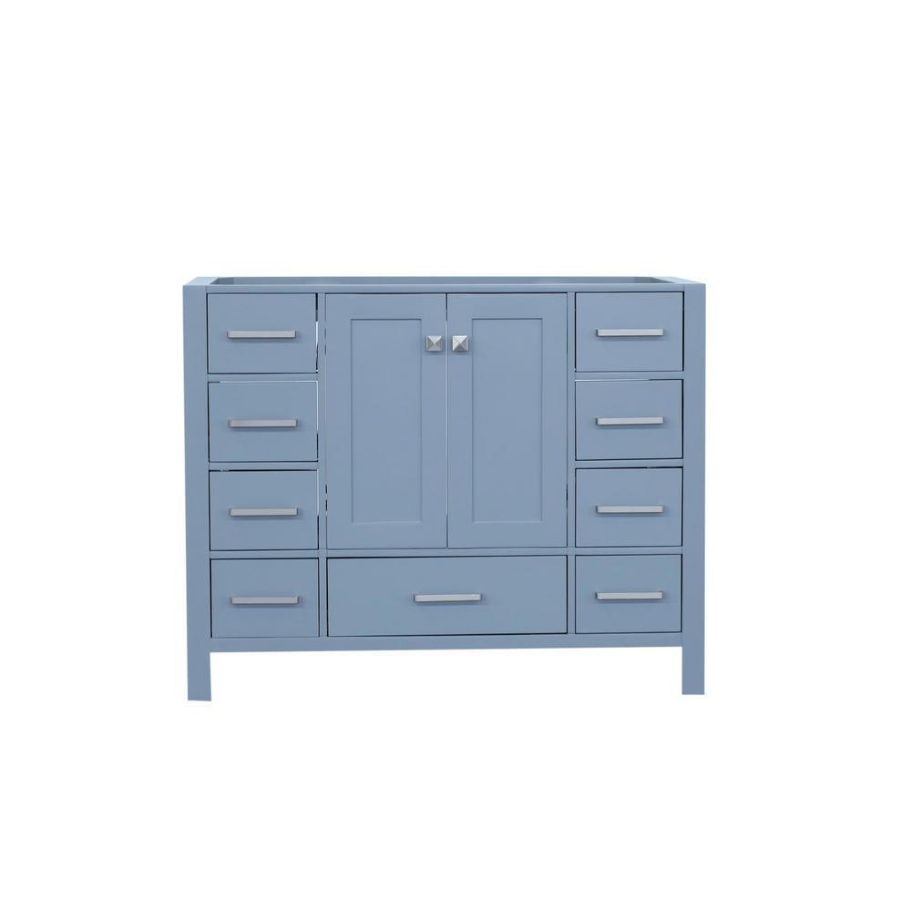 Cambridge 42 in. W Vanity Cabinet Only in White - Super Arbor