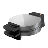 7.25 in. Silver Belgian Waffle Maker