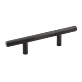 5-1/16 in. (128 mm) Center-to-Center Brushed Nickel Steel Contemporary Drawer Pull - Super Arbor