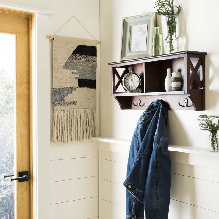 Safavieh Freya Hanging Storage Wall Rack (Cherry)