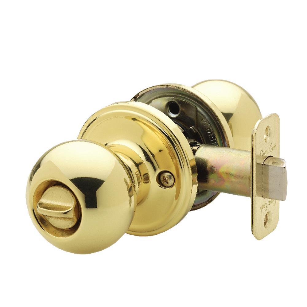 Colonial Black Privacy Bed/Bath Door Knob - Super Arbor