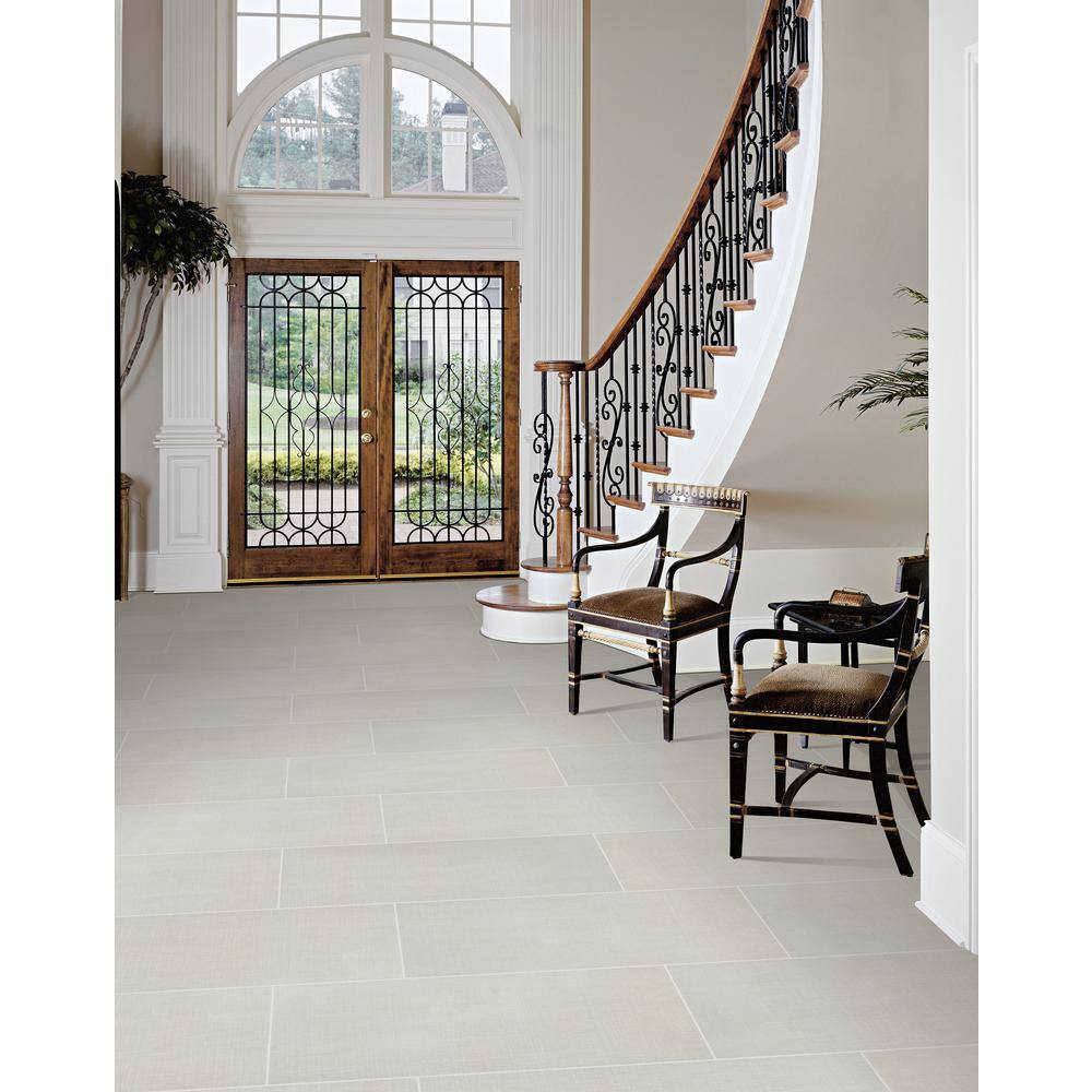 MSI Fabrico Blanco 12 in. x 24 in. Matte Ceramic Floor and Wall Tile (16 sq. ft./Case)