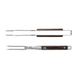 Churrasco Stainless Steel Grill Tongs and Grill Fork