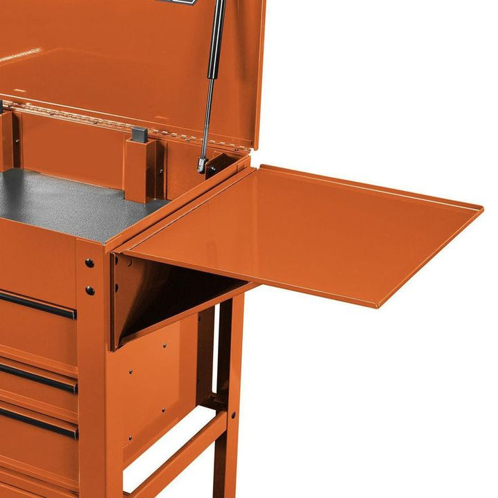U.S. GENERAL Folding Side Tray for 5 Drawer Tool Cart, Orange