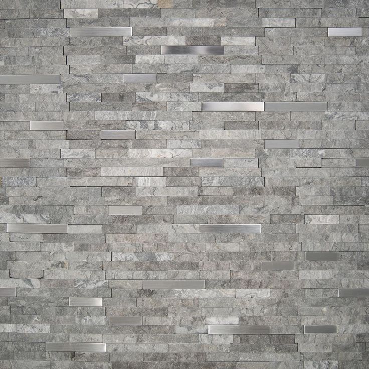 MSI Eclipse Interlocking 12 in. x 12 in. x 8 mm Matte Metal Stone Mesh-Mounted Mosaic Wall Tile (10 sq. ft. / case)