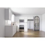 Threespine Ready to Assemble 36 in. x 12 in. x 30 in. Wall Stock Corner Kitchen Cabinet in Shaker White Wood
