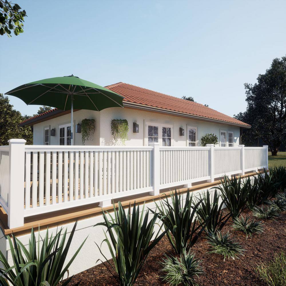 Ekena Millwork Endurathane 500 Series 28 in. H x 1.75 in. W White Resin Stair Baluster