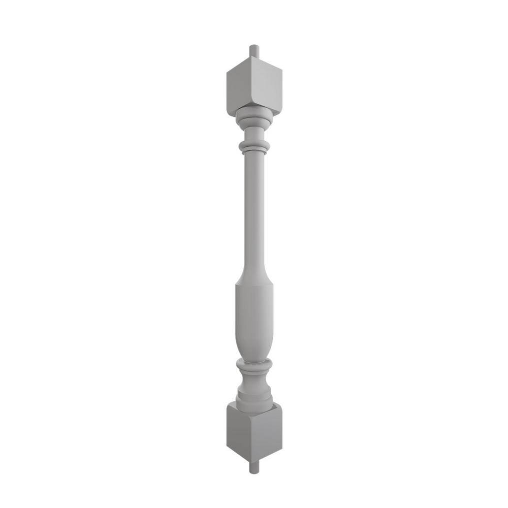 Ekena Millwork Endurathane 500 Series 28 in. H x 2.5 in. W White Resin Stair Baluster