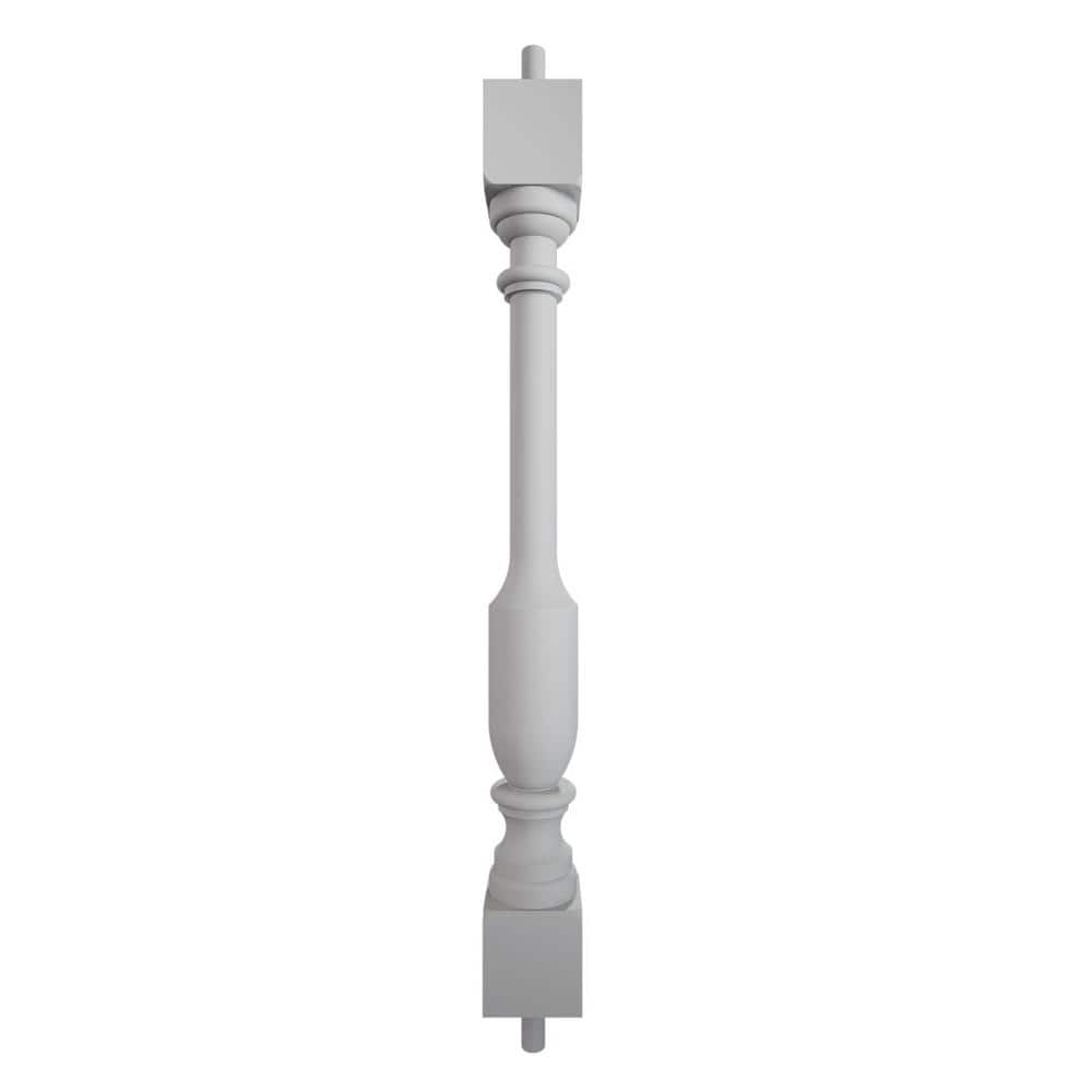 Ekena Millwork Endurathane 500 Series 28 in. H x 2.5 in. W White Resin Stair Baluster