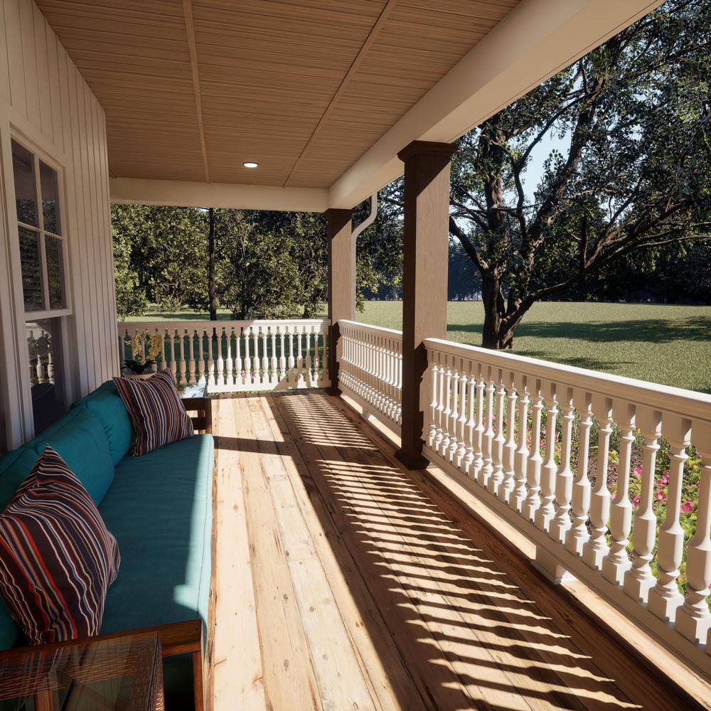 Ekena Millwork Endurathane 500 Series 28 in. H x 2.5 in. W White Resin Stair Baluster