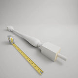 Ekena Millwork Endurathane 500 Series 32 in. H x 2.5 in. W White Resin Stair Baluster