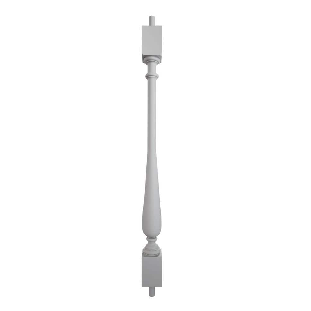 Ekena Millwork Endurathane 500 Series 32 in. H x 2.5 in. W White Resin Stair Baluster