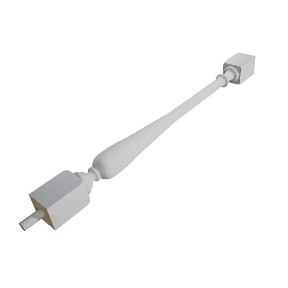 Ekena Millwork Endurathane 500 Series 32 in. H x 2.5 in. W White Resin Stair Baluster