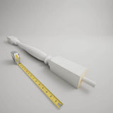 Ekena Millwork Endurathane 500 Series 36 in. H x 2.5 in. W White Resin Stair Baluster