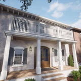 Ekena Millwork Endurathane 500 Series 36 in. H x 2.5 in. W White Resin Stair Baluster