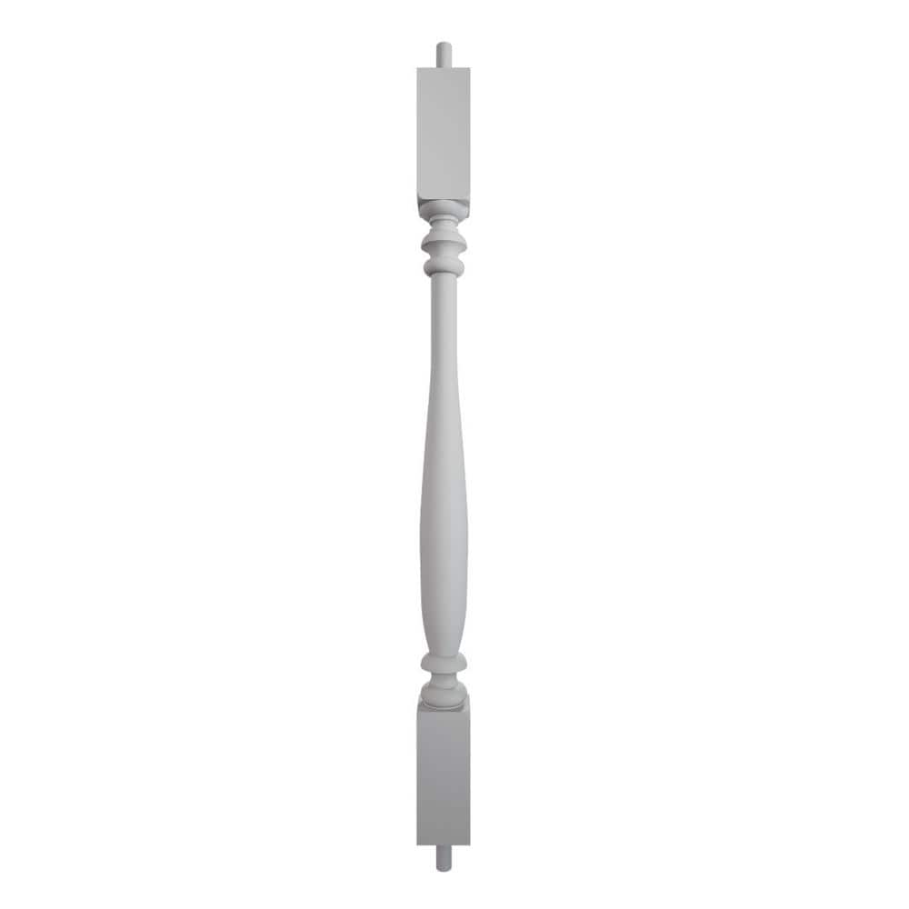 Ekena Millwork Endurathane 500 Series 36 in. H x 2.5 in. W White Resin Stair Baluster