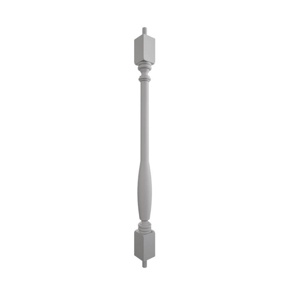 Ekena Millwork Endurathane 500 Series 36 in. H x 2.5 in. W White Resin Stair Baluster