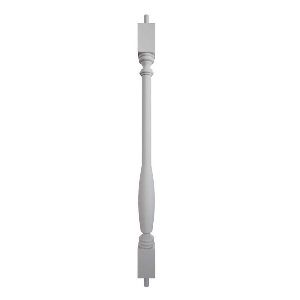 Ekena Millwork Endurathane 500 Series 36 in. H x 2.5 in. W White Resin Stair Baluster