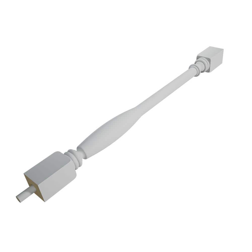 Ekena Millwork Endurathane 500 Series 36 in. H x 2.5 in. W White Resin Stair Baluster