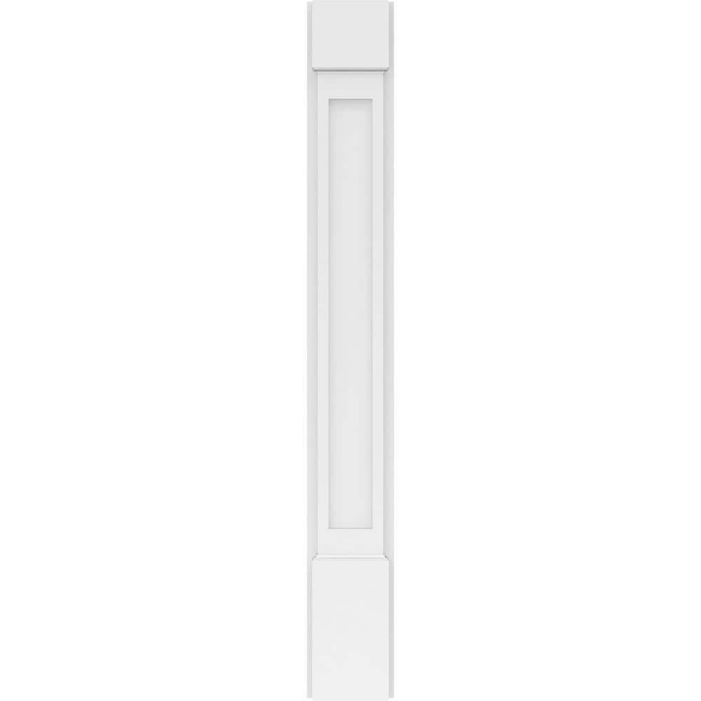 Ekena Millwork 2 in. D x 6 in. W x 48 in. L Primed Polyurethane Pilaster 1-Pack