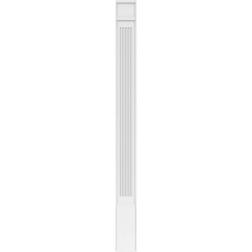 Ekena Millwork 2 in. D x 6 in. W x 72 in. L Primed Polyurethane Pilaster 1- Pack