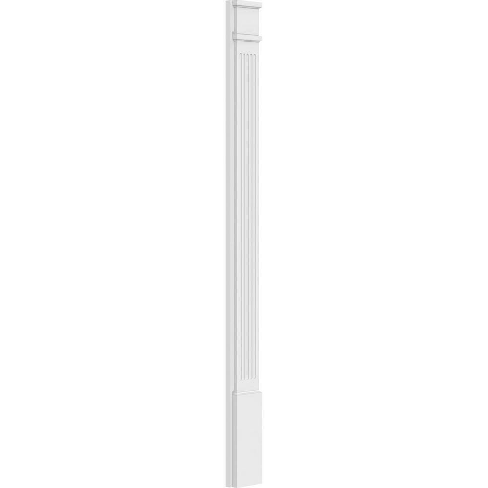 Ekena Millwork 2 in. D x 6 in. W x 72 in. L Primed Polyurethane Pilaster 1- Pack