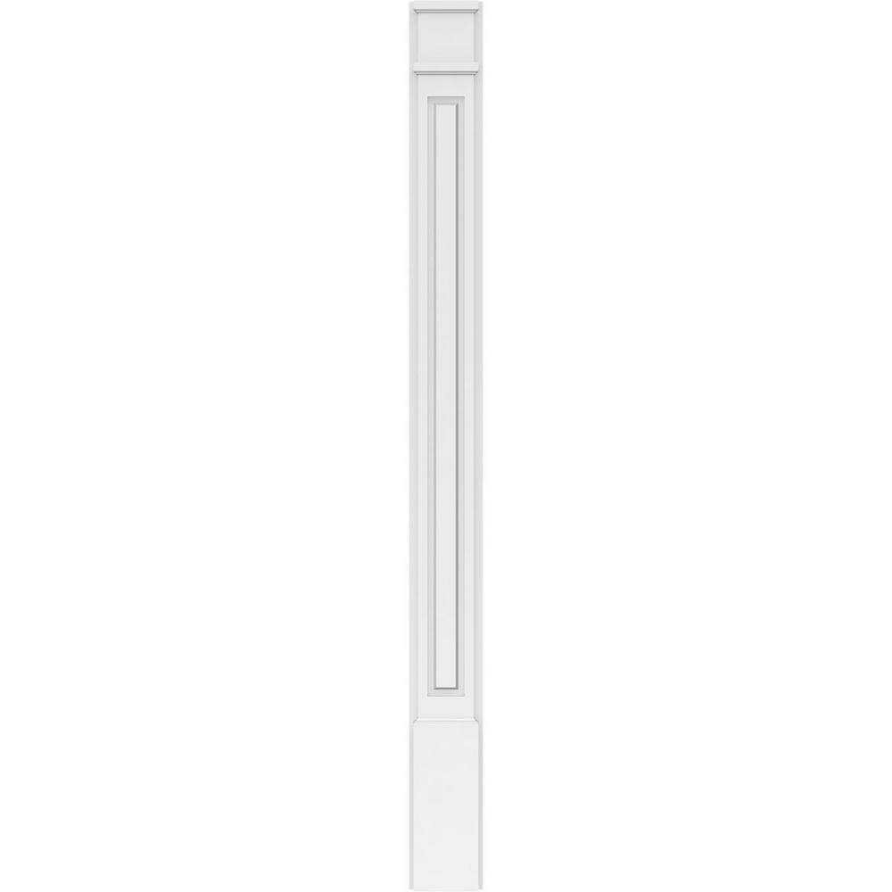 Ekena Millwork 2 in. D x 6 in. W x 72 in. L Primed Polyurethane Pilaster 1- Pack