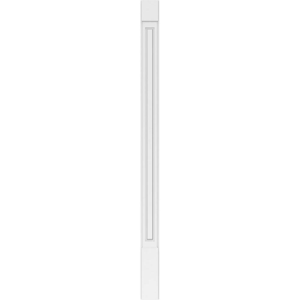 Ekena Millwork 2 in. D x 6 in. W x 96 in. L Primed Polyurethane Pilaster 1- Pack
