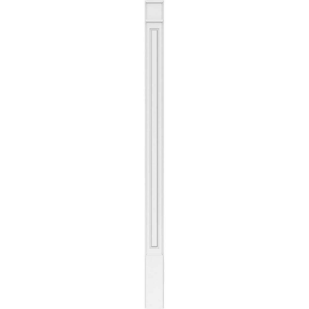 Ekena Millwork 2 in. D x 6 in. W x 96 in. L Primed Polyurethane Pilaster 1- Pack