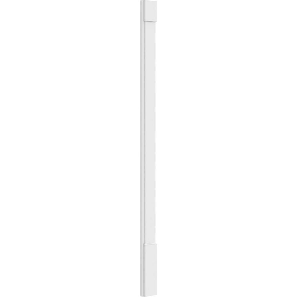 Ekena Millwork 2 in. D x 6 in. W x 96 in. L Primed Polyurethane Pilaster 1- Pack
