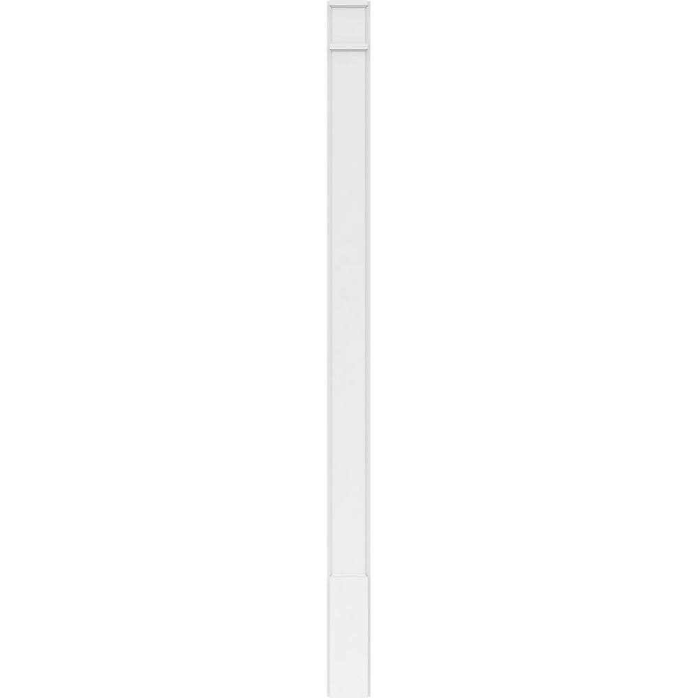 Ekena Millwork 2 in. D x 6 in. W x 96 in. L Primed Polyurethane Pilaster 1-Pack
