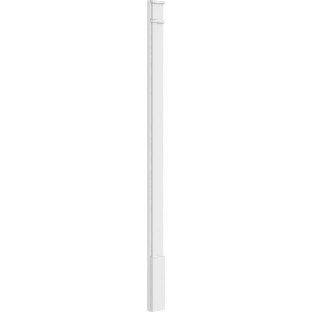 Ekena Millwork 2 in. D x 6 in. W x 96 in. L Primed Polyurethane Pilaster 1-Pack