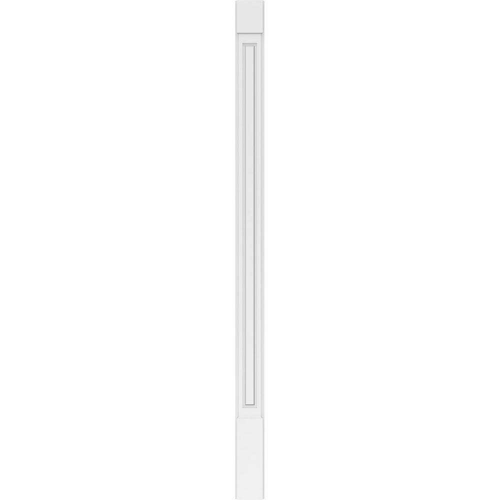 Ekena Millwork 2 in. D x 6 in. W x 102 in. L Primed Polyurethane Pilaster 1- Pack