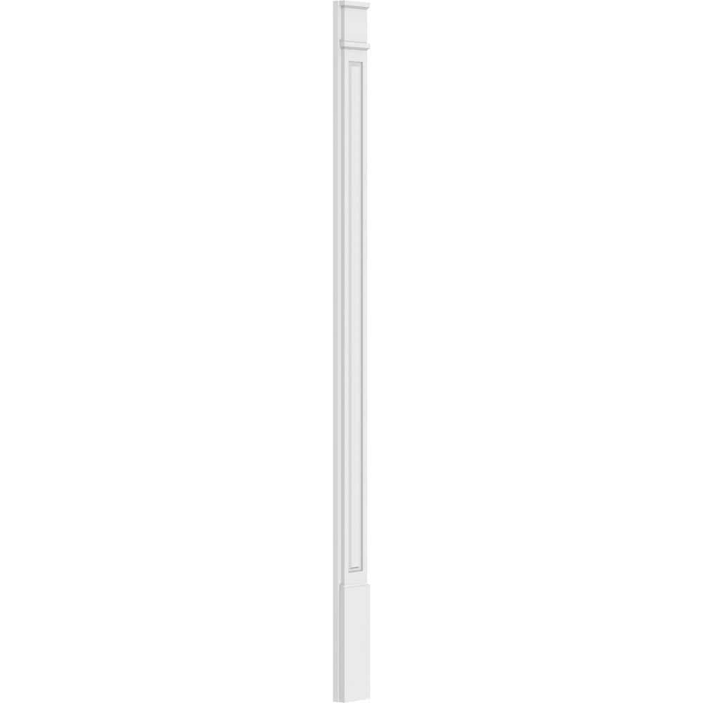 Ekena Millwork 2 in. D x 6 in. W x 102 in. L Primed Polyurethane Pilaster 1-Pack