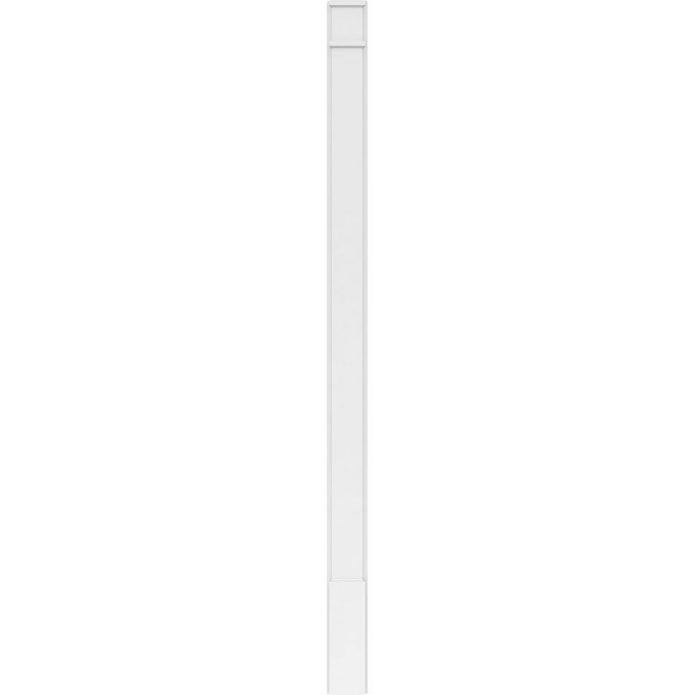 Ekena Millwork 2 in. D x 6 in. W x 102 in. L Primed Polyurethane Pilaster 1- Pack