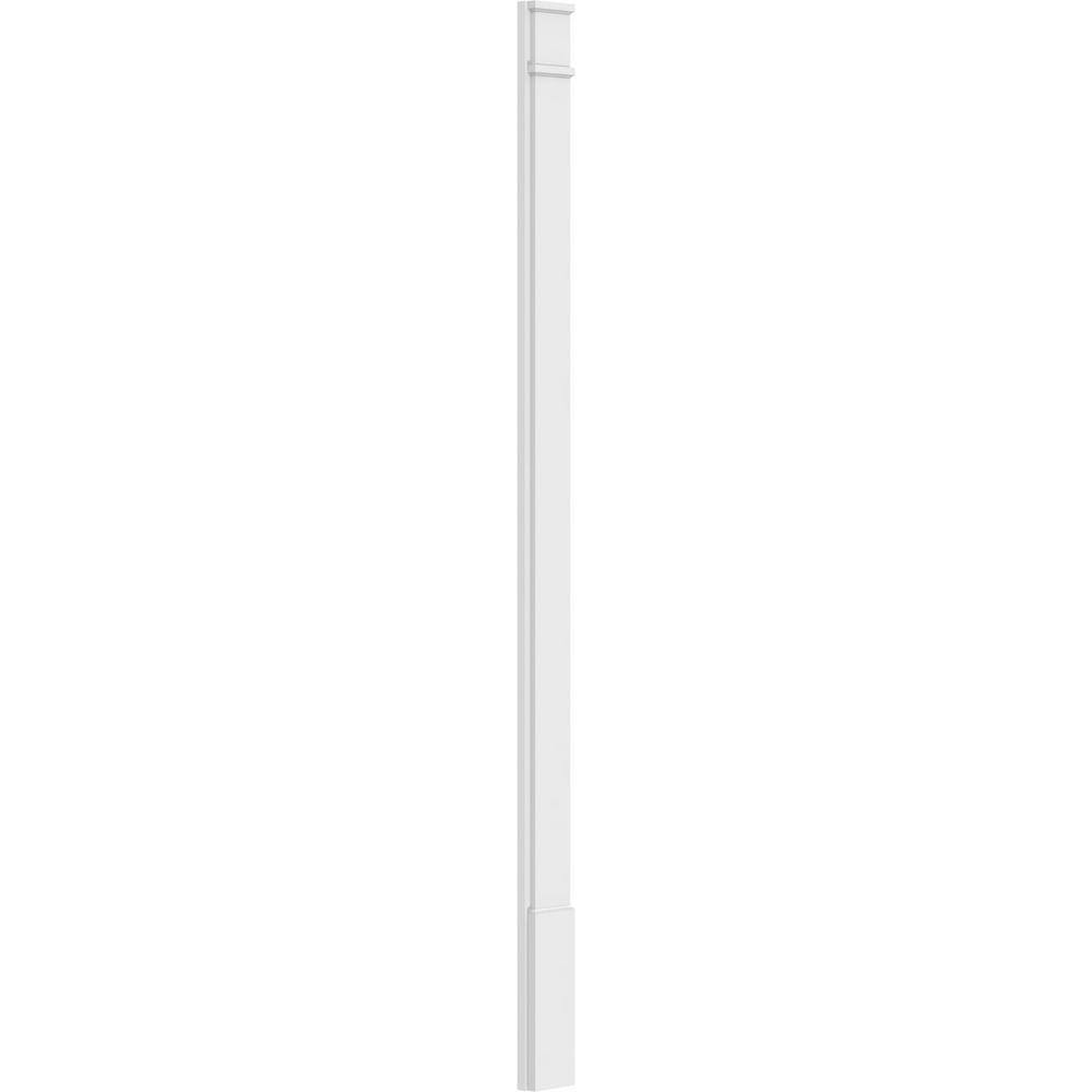 Ekena Millwork 2 in. D x 6 in. W x 102 in. L Primed Polyurethane Pilaster 1- Pack
