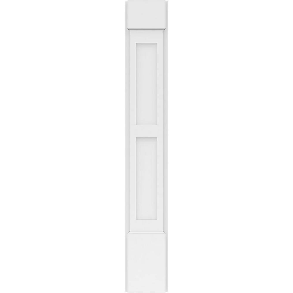 Ekena Millwork 2 in. D x 7 in. W x 48 in. L Primed Polyurethane Pilaster 1- Pack