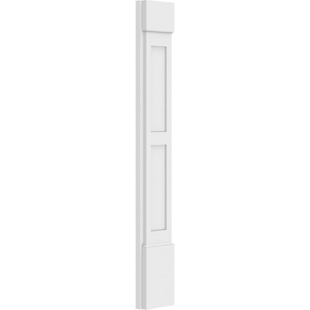 Ekena Millwork 2 in. D x 7 in. W x 48 in. L Primed Polyurethane Pilaster 1- Pack
