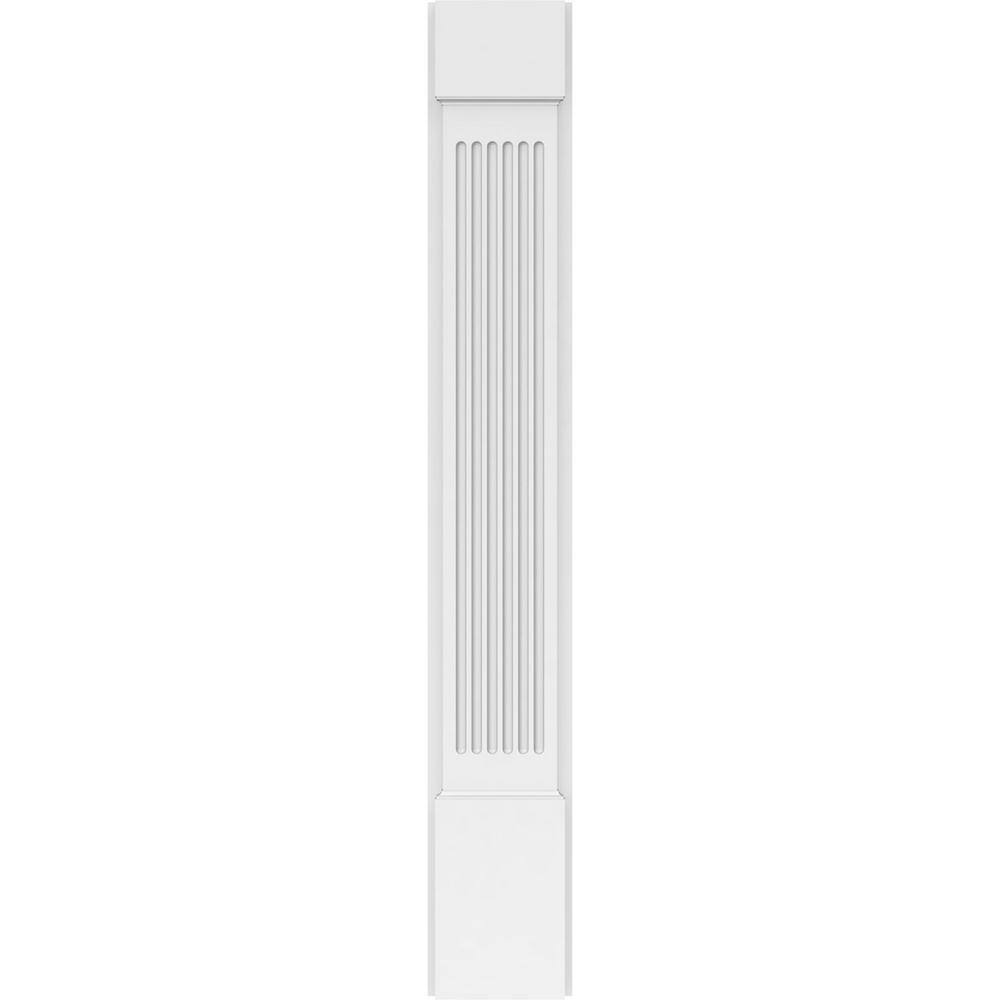 Ekena Millwork 2 in. D x 7 in. W x 48 in. L Primed Polyurethane Pilaster 1- Pack