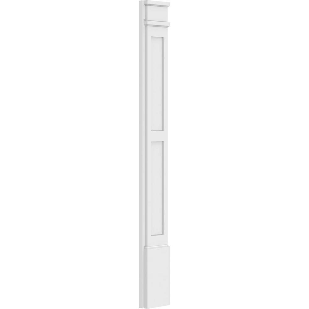 Ekena Millwork 2 in. D x 7 in. W x 60 in. L Primed Polyurethane Pilaster 1-Pack