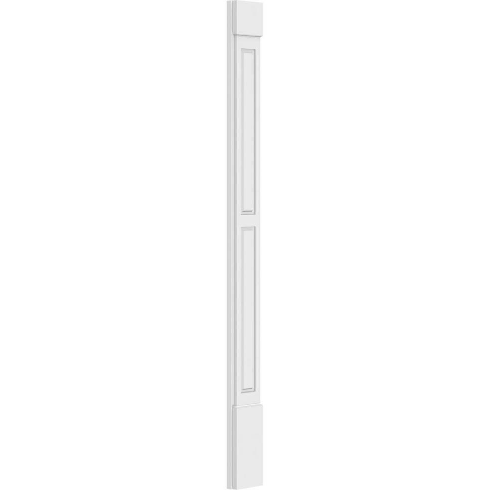 Ekena Millwork 2 in. D x 7 in. W x 82 in. L Primed Polyurethane Pilaster 1-Pack