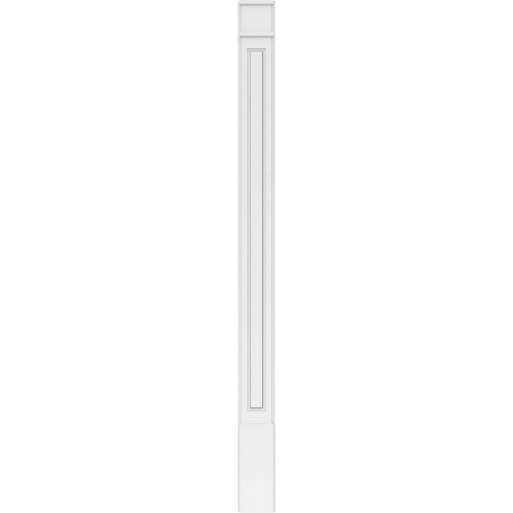 Ekena Millwork 2 in. D x 7 in. W x 96 in. L Primed Polyurethane Pilaster 1- Pack