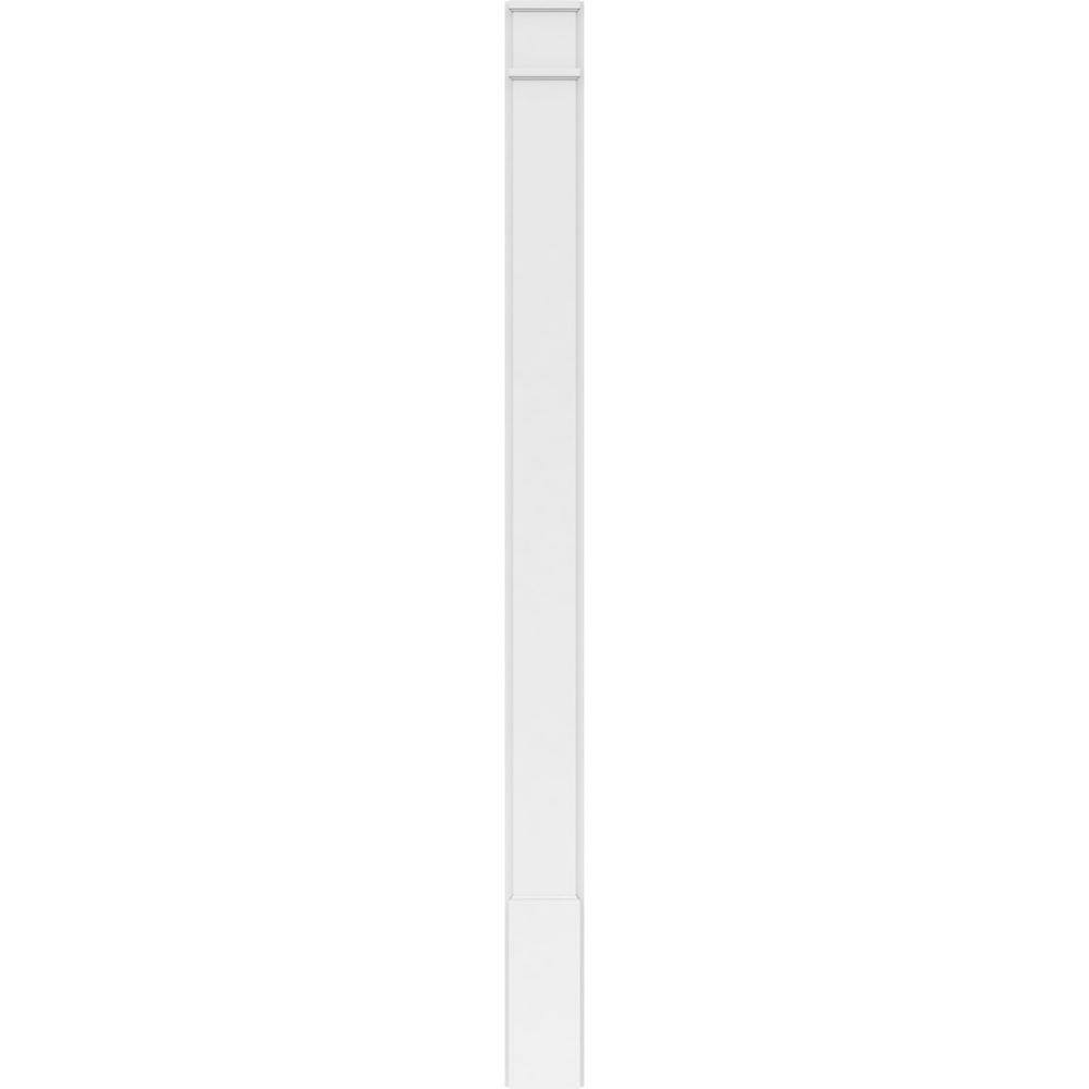Ekena Millwork 2 in. D x 7 in. W x 96 in. L Primed Polyurethane Pilaster 1- Pack