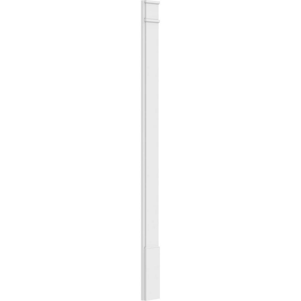 Ekena Millwork 2 in. D x 7 in. W x 96 in. L Primed Polyurethane Pilaster 1- Pack