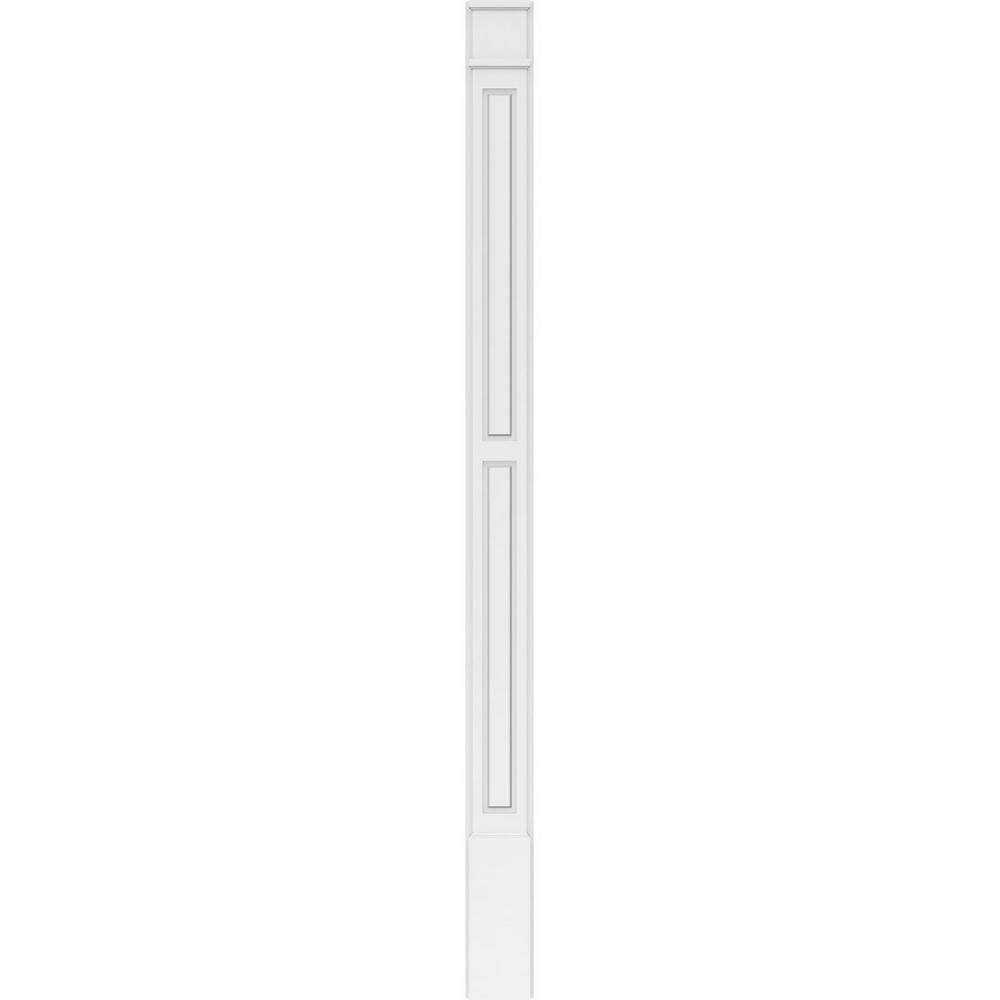 Ekena Millwork 2 in. D x 7 in. W x 102 in. L Primed Polyurethane Pilaster 1- Pack