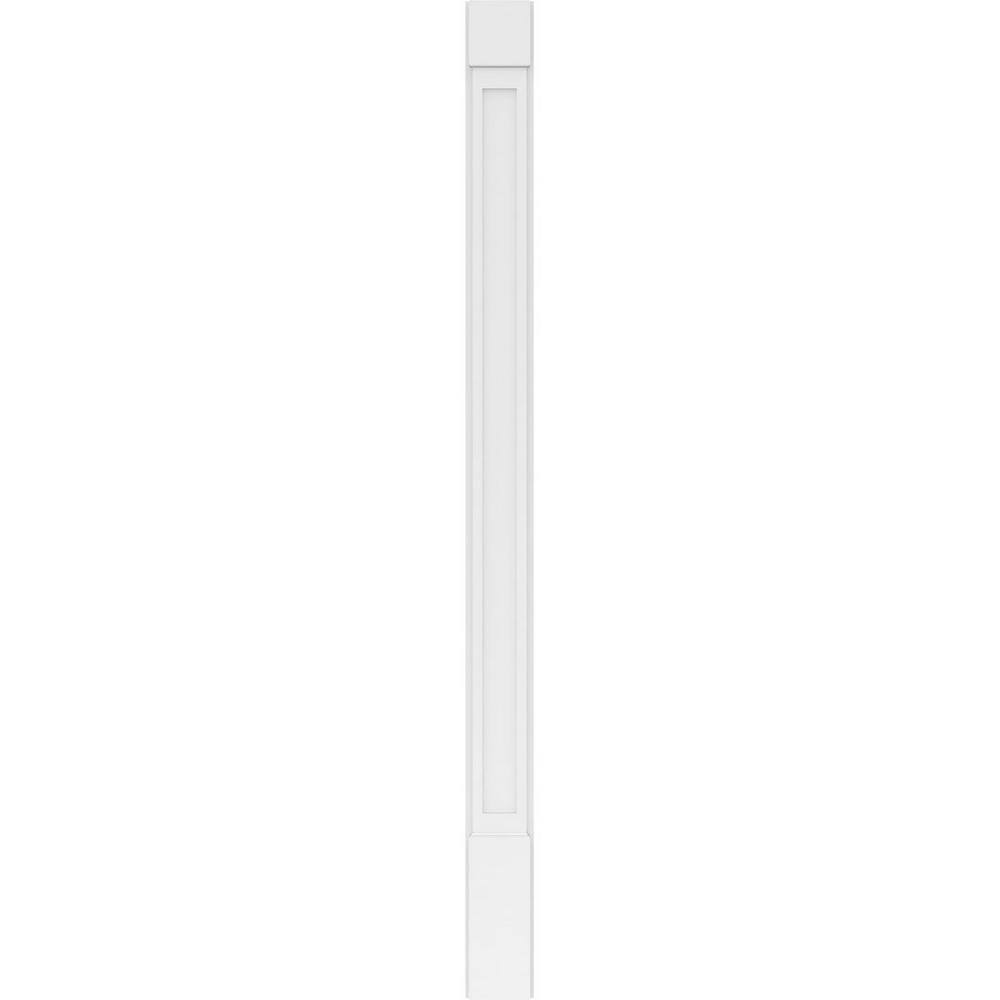 Ekena Millwork 2 in. D x 7 in. W x 102 in. L Primed Polyurethane Pilaster 1-Pack